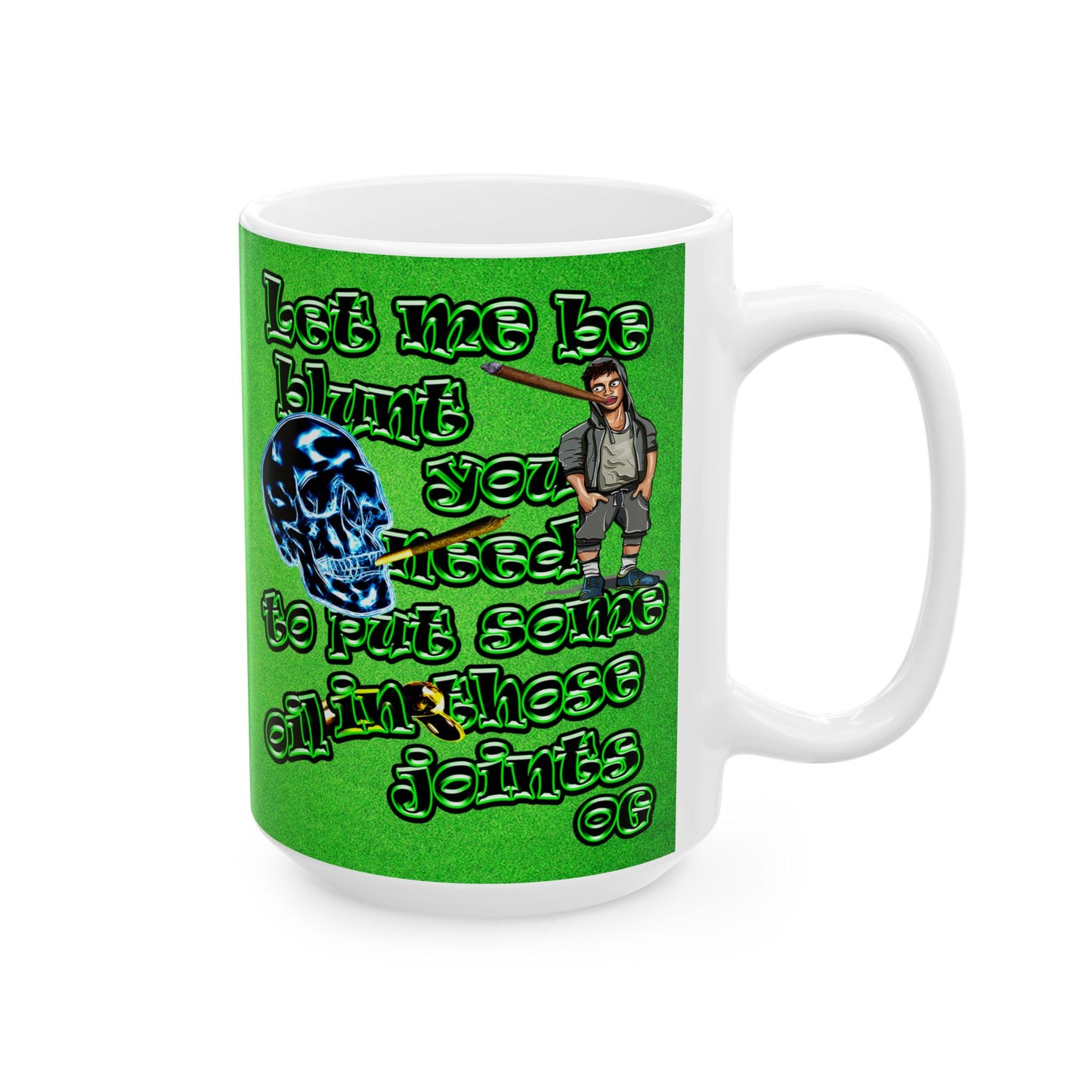 og - White Mug (green turf)