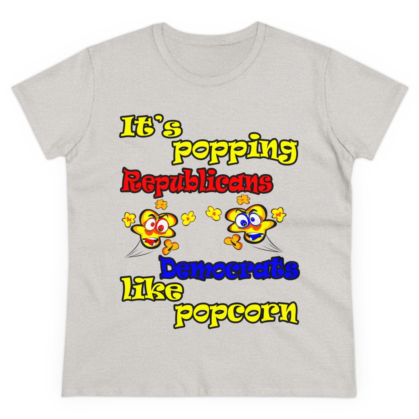 popping like popcorn - Women's Midweight Cotton Tee