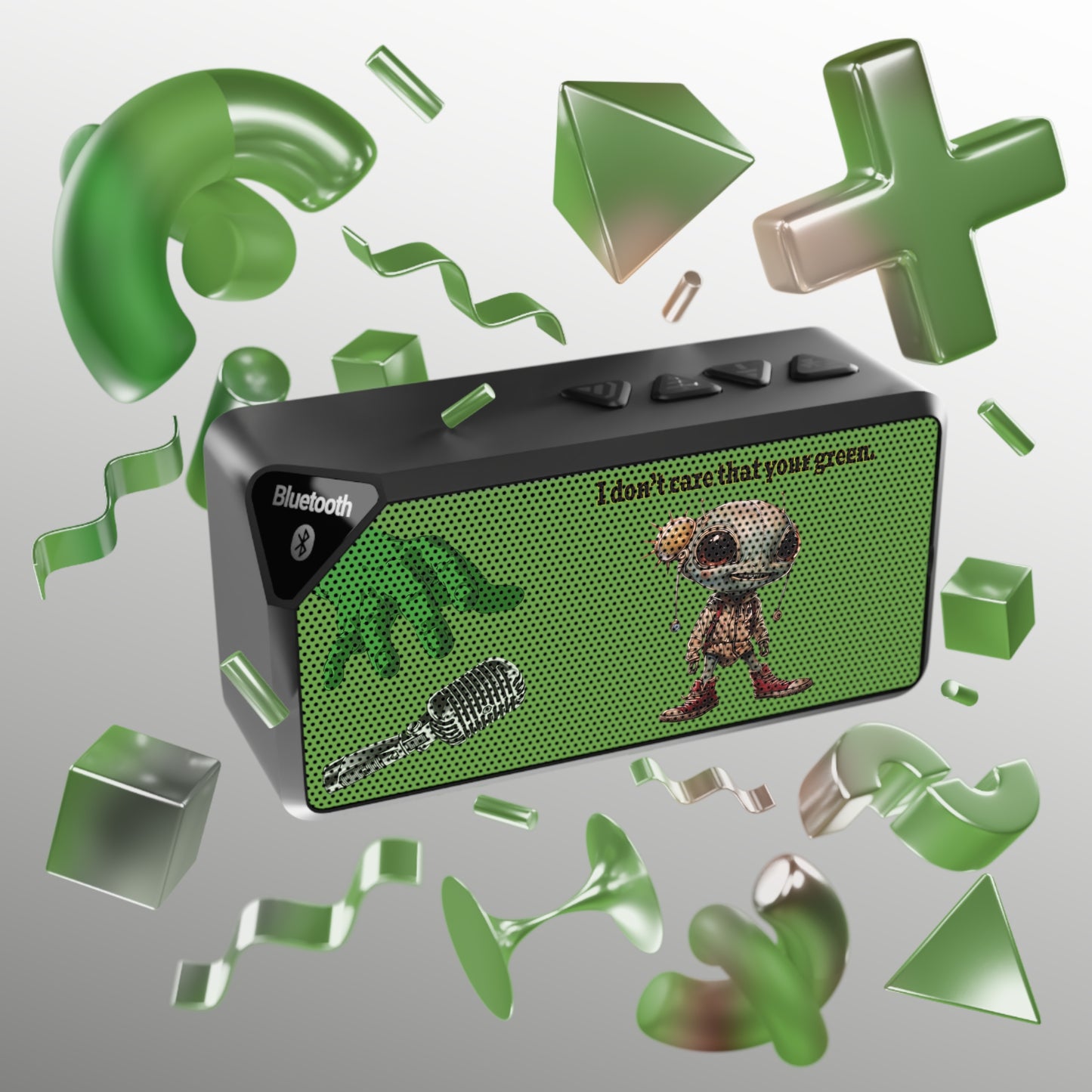 I don't care that your green - Jabba Bluetooth Speaker (green)