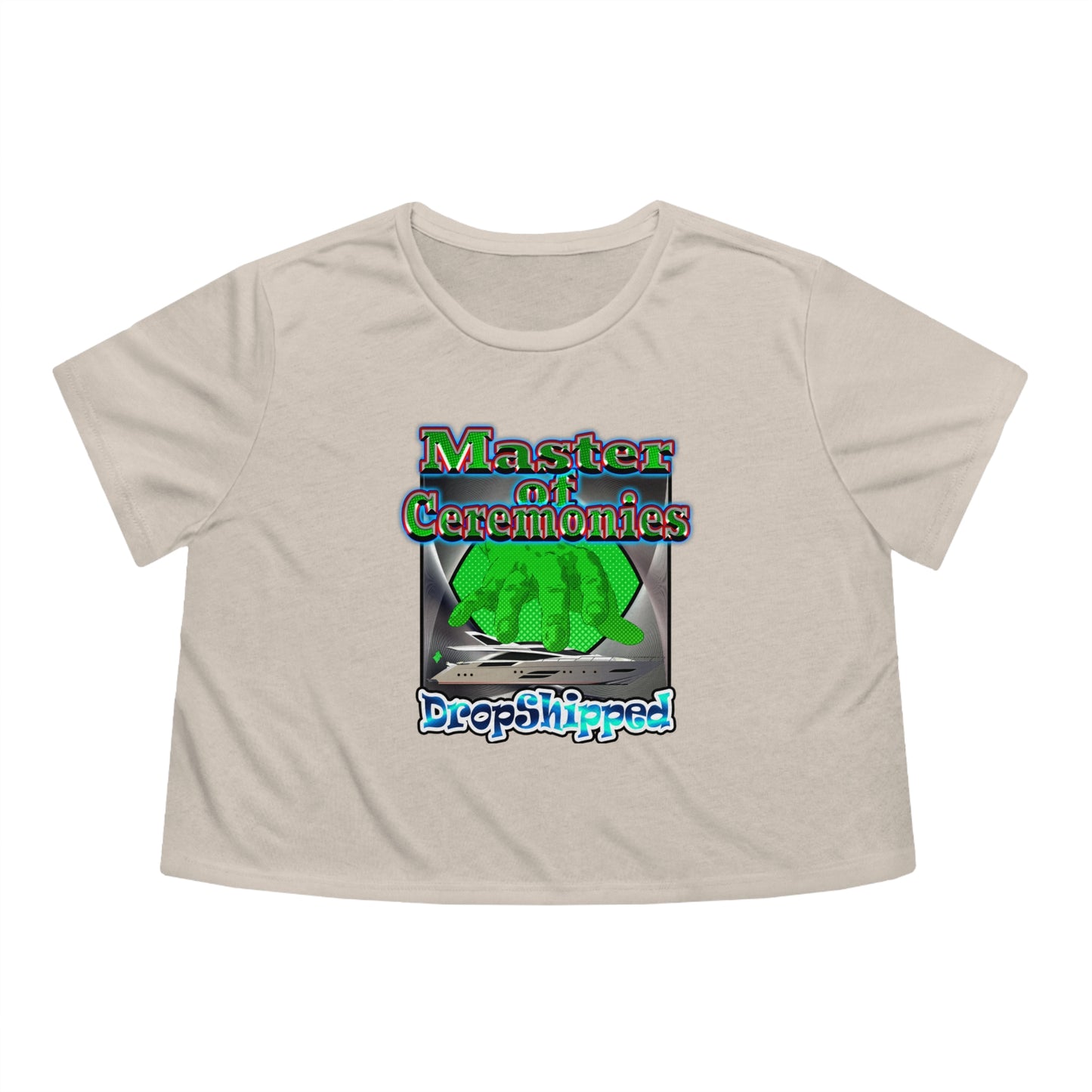 logo - Women's Flowy Cropped Tee