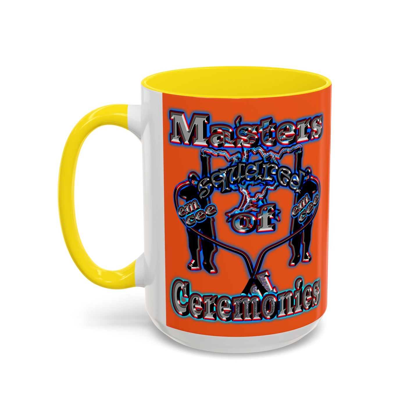 em cee squared - Accent Mug (orange)
