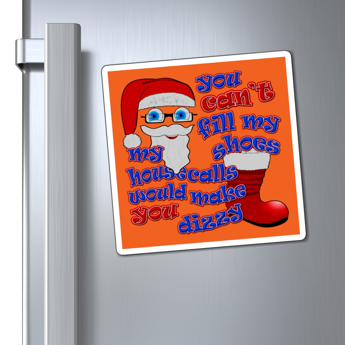 santa's shoes - Magnets - (orange)