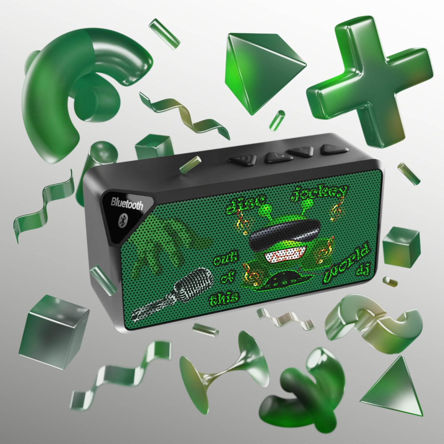 disc jockey - Jabba Bluetooth Speaker (dark green)