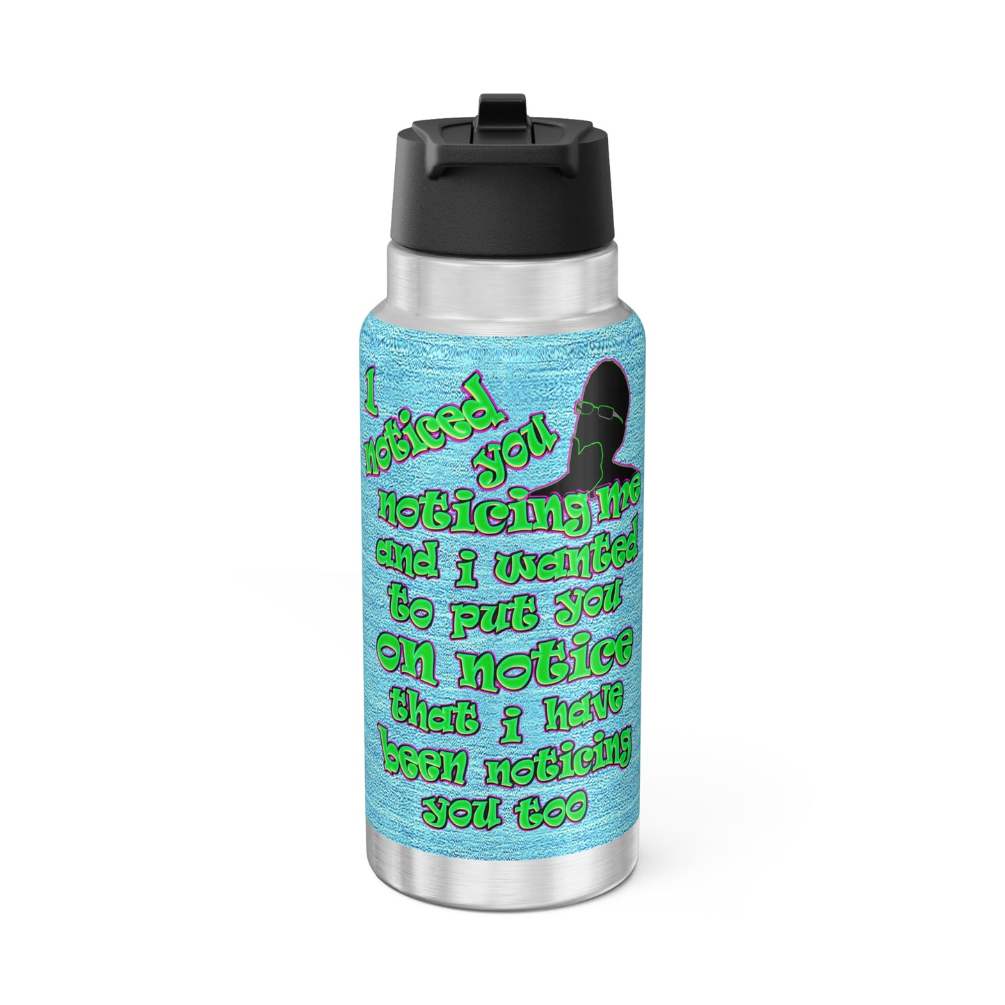 noticed you noticing - Gator Tumbler, 32oz (faded blue)