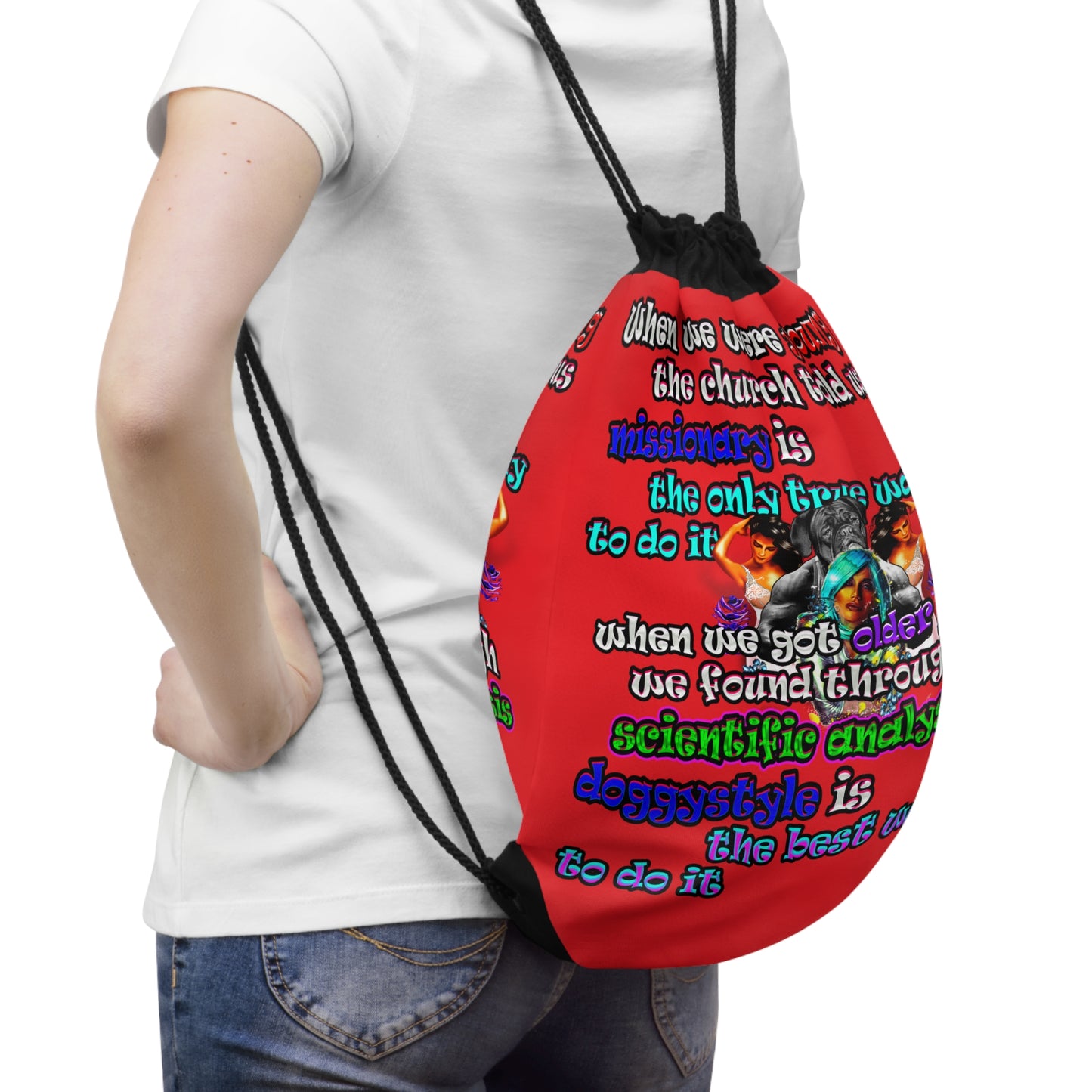 doggystyle - Drawstring Bag (red)