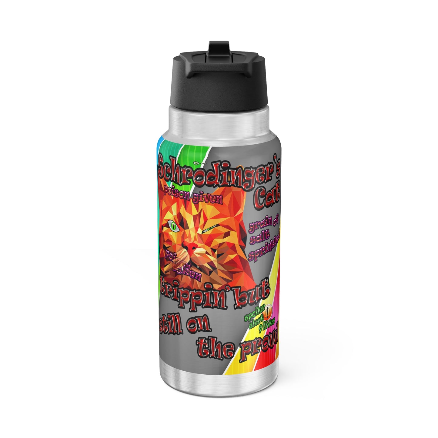 schrodinger's cat - Gator Tumbler, 32oz (rainbow split)
