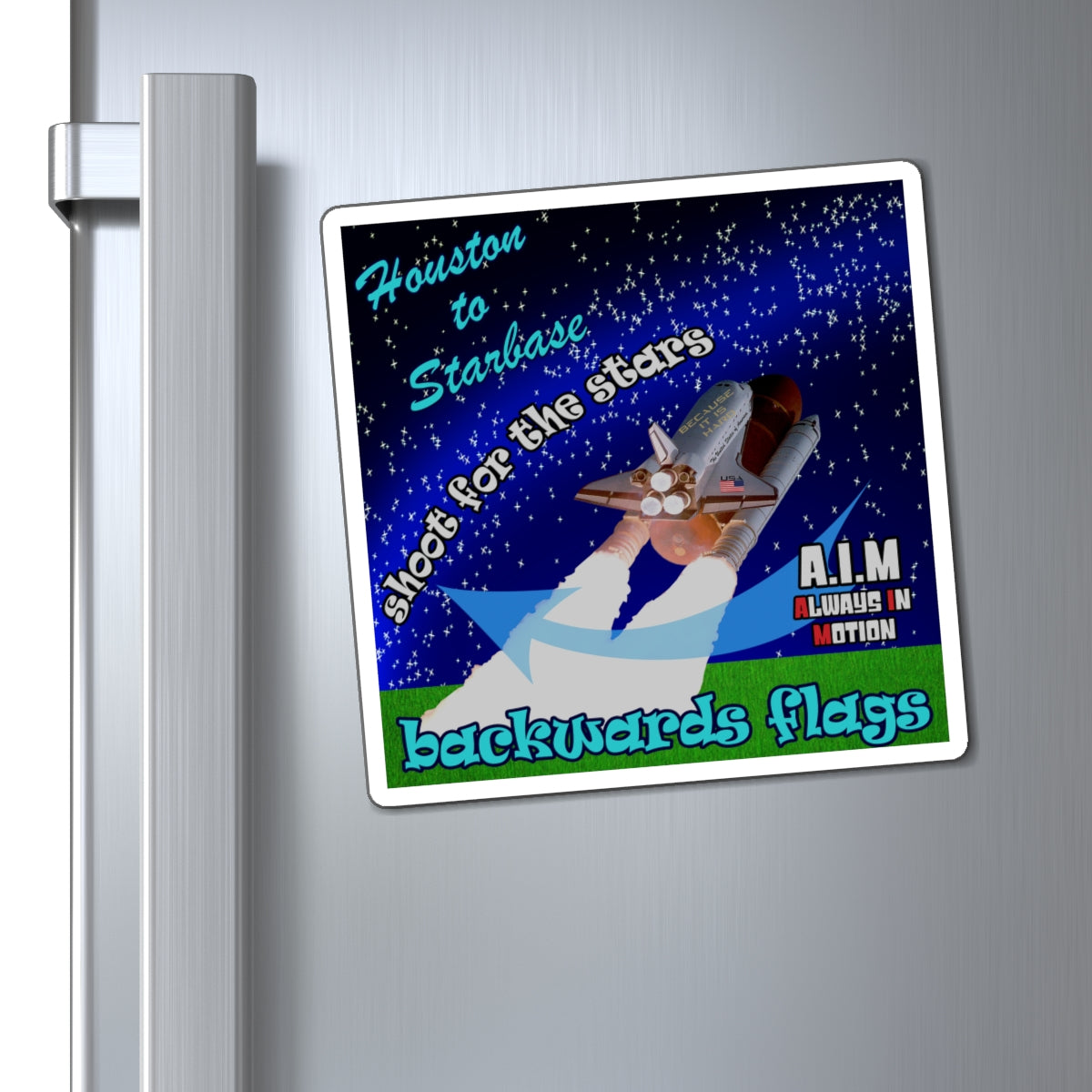 shoot for the stars - Magnets - ('snoops' background)