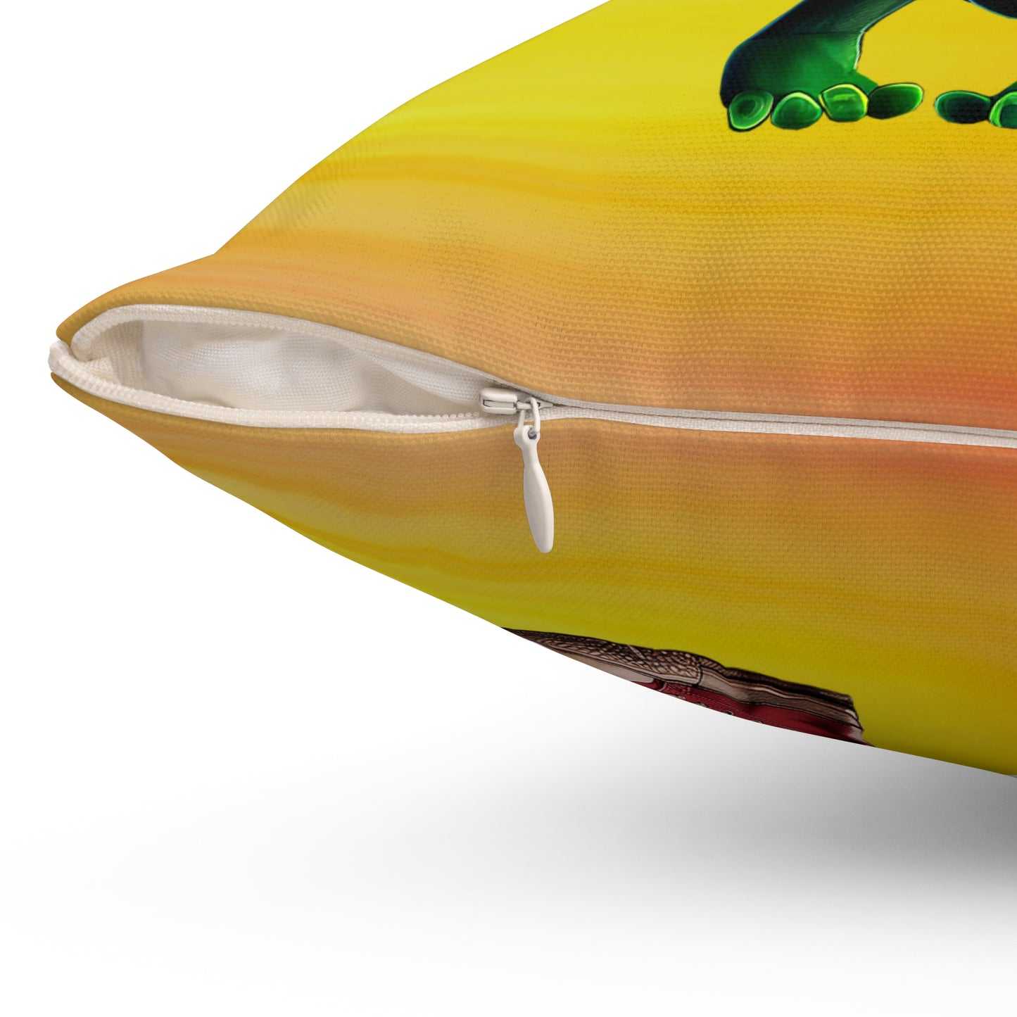 I don't care that your grey - Spun Polyester Square Pillow - (color blur)
