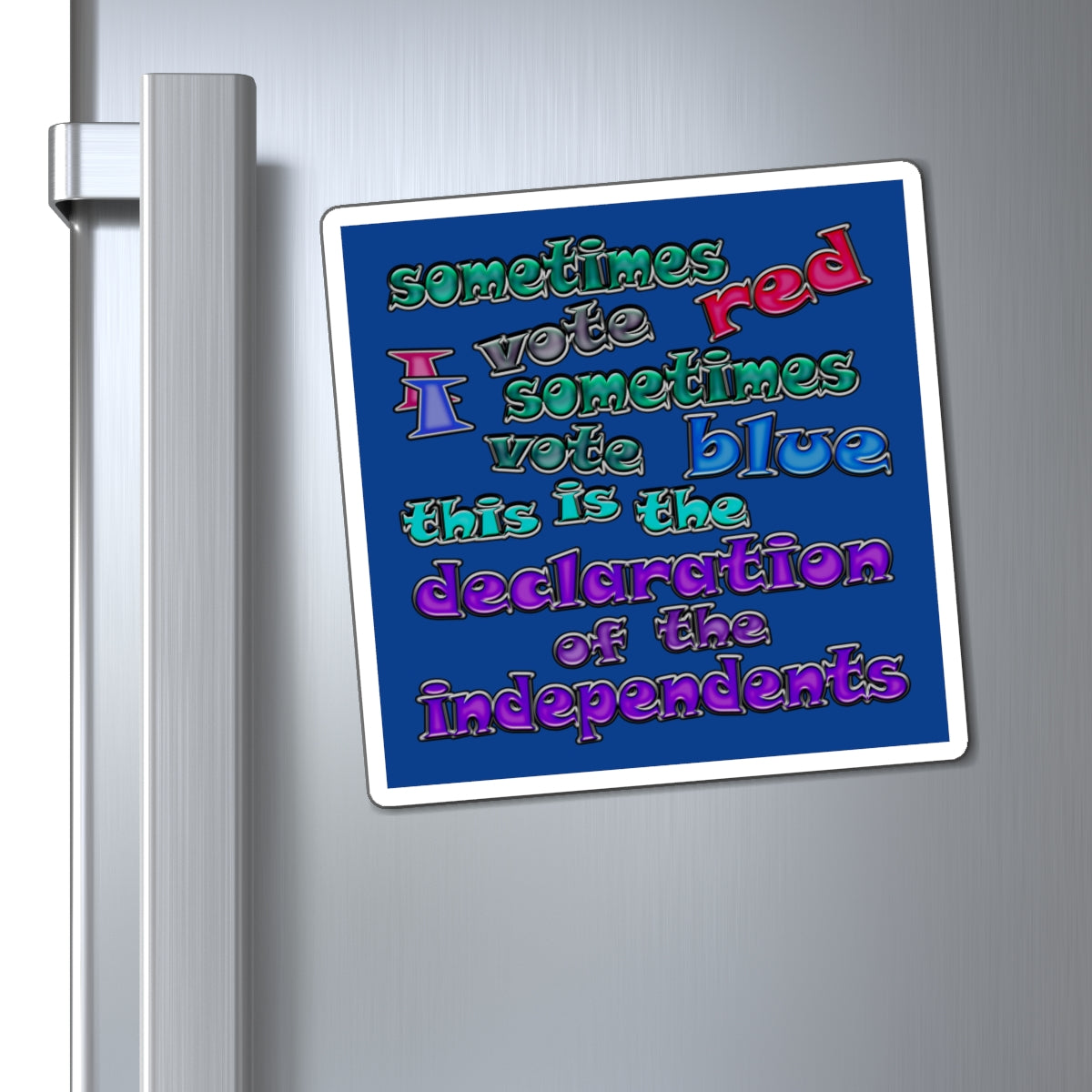 declaration of the independents - Magnets - (dark blue)