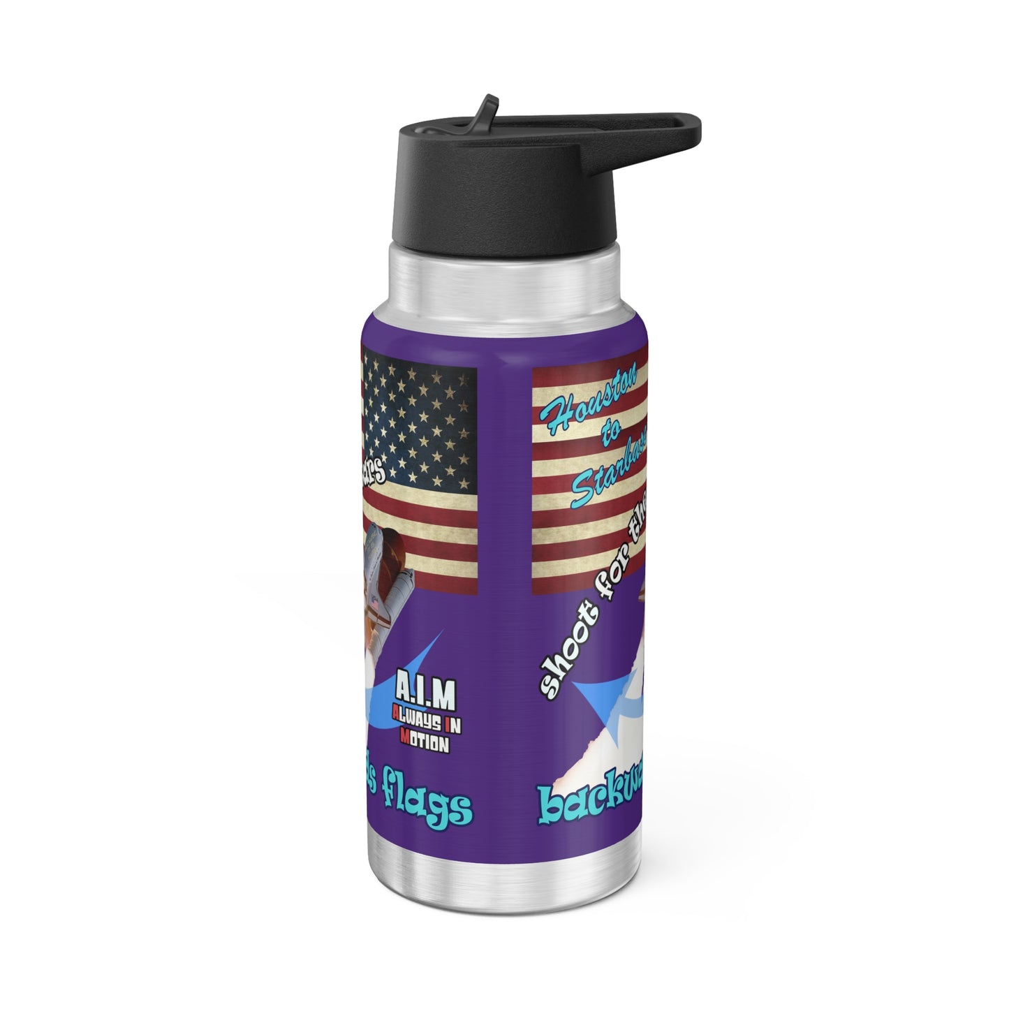 shoot for the stars - Gator Tumbler, 32oz (purple)