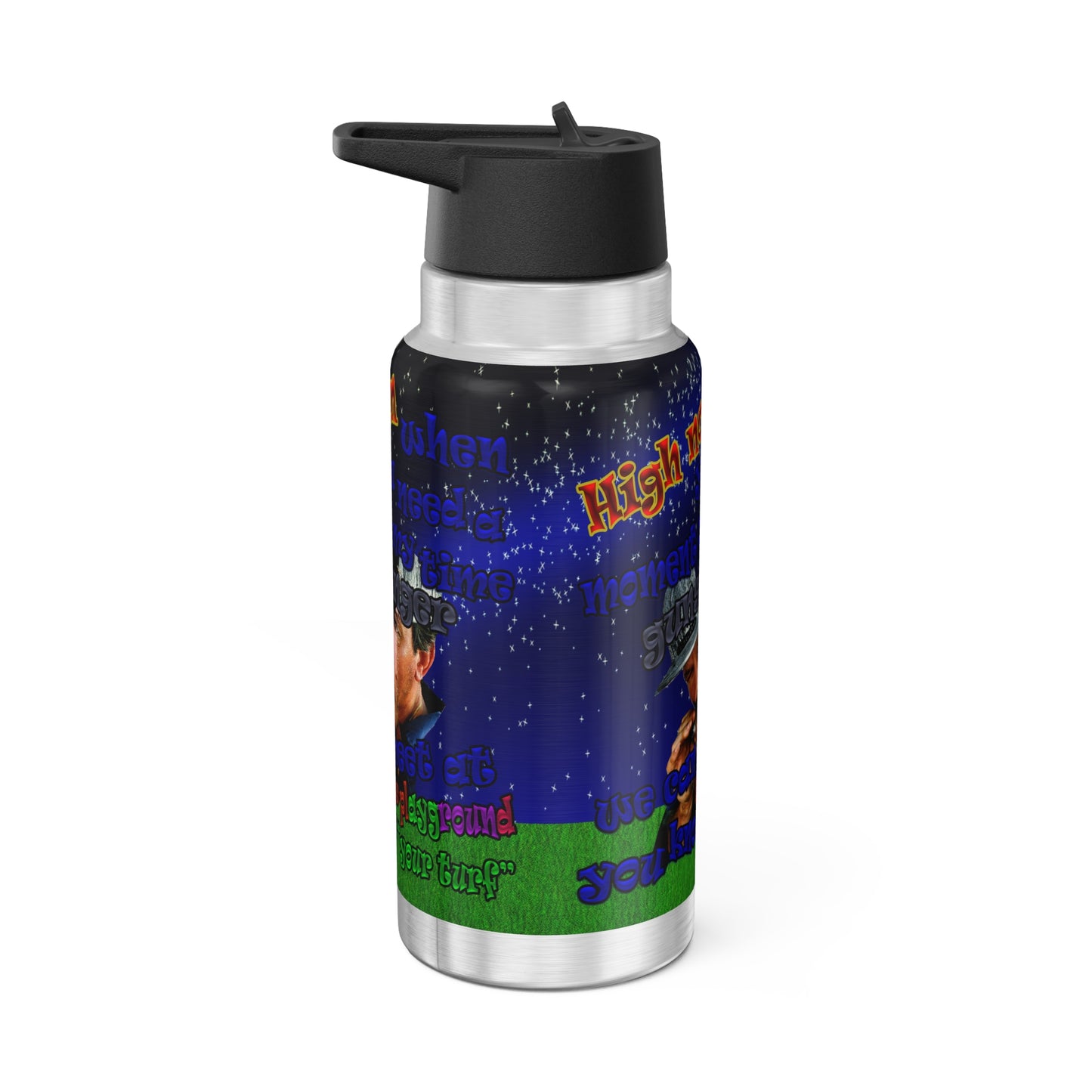 high noon - Gator Tumbler, 32oz ('snoops' background)