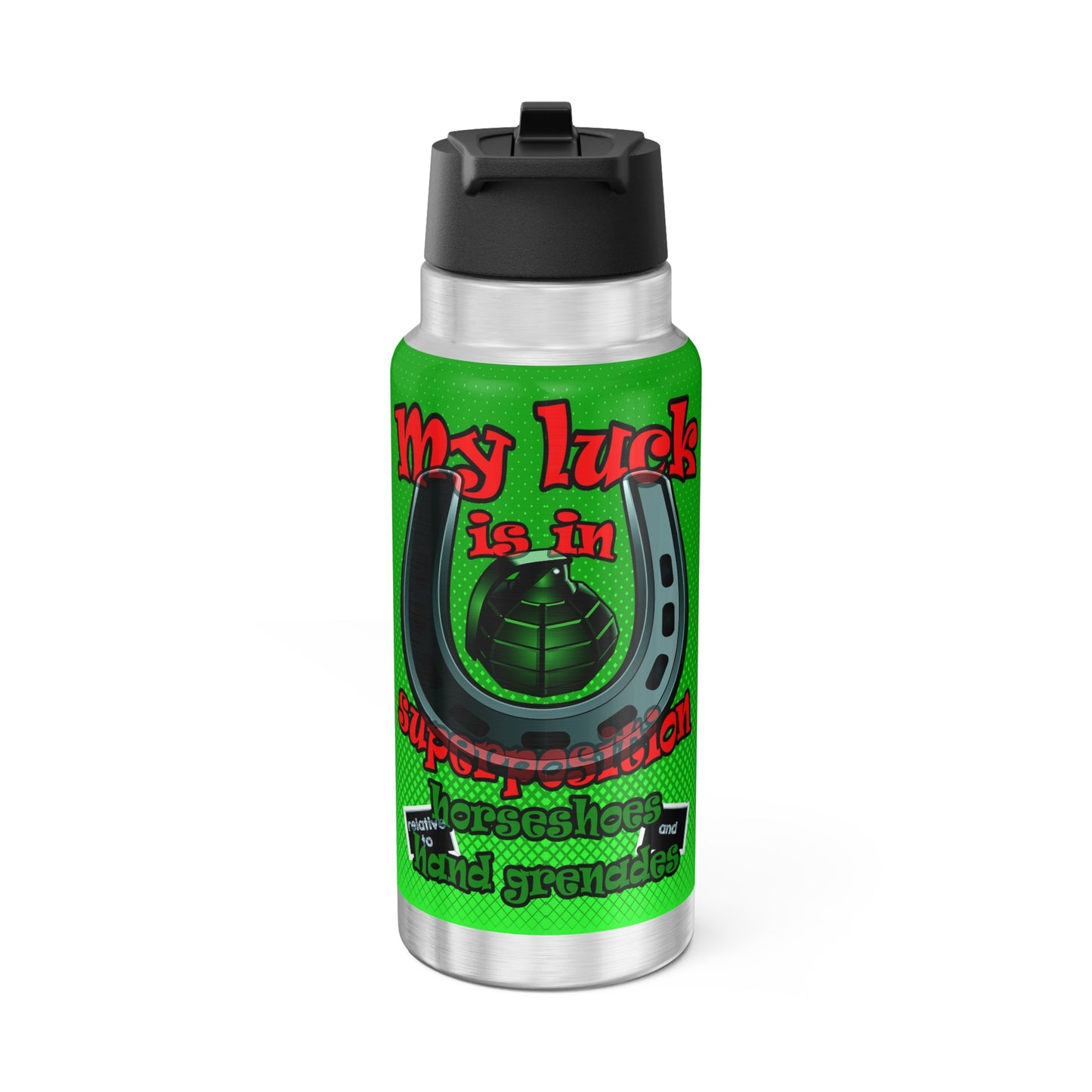 my luck - Gator Tumbler, 32oz (logo green)