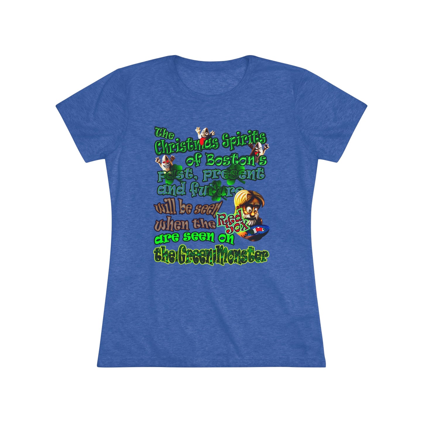 christmas spirits of boston - Women's Triblend Tee