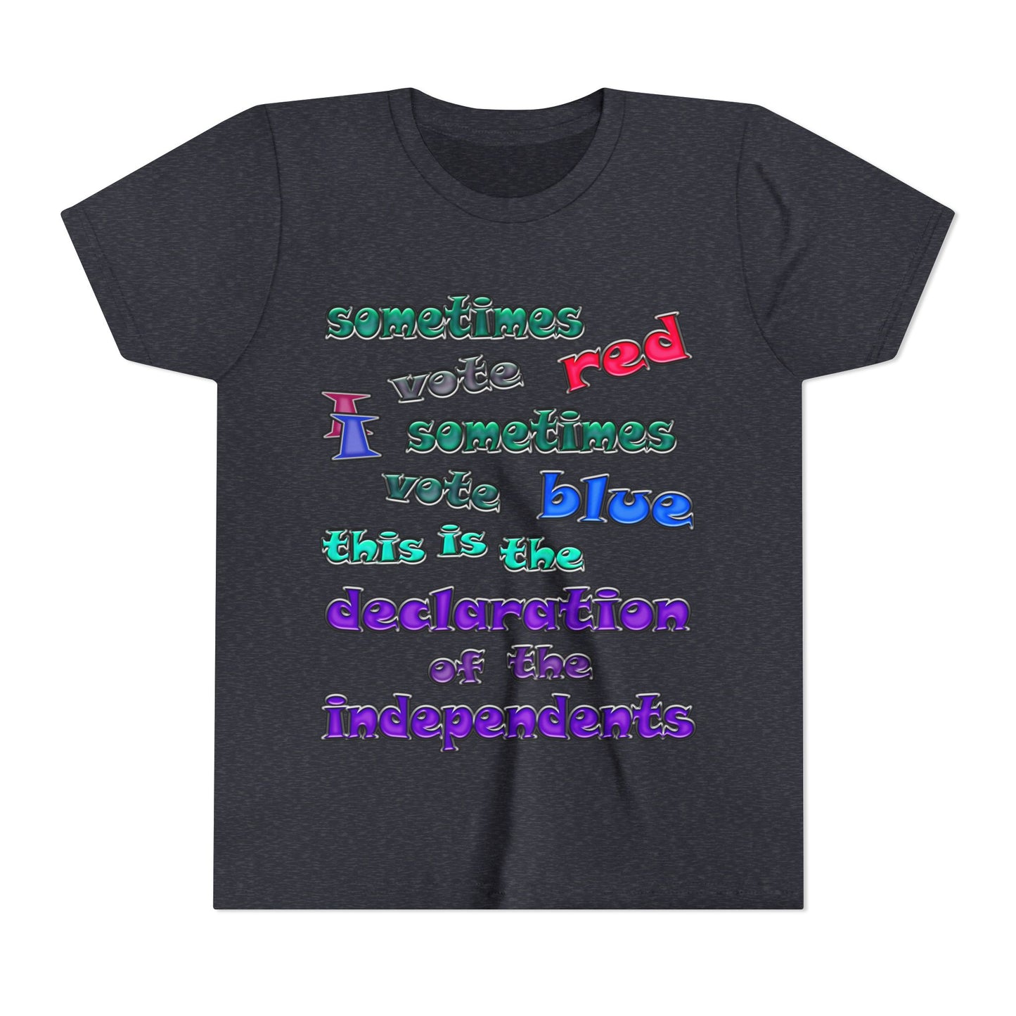 declaration of the independents - Youth Short Sleeve Tee
