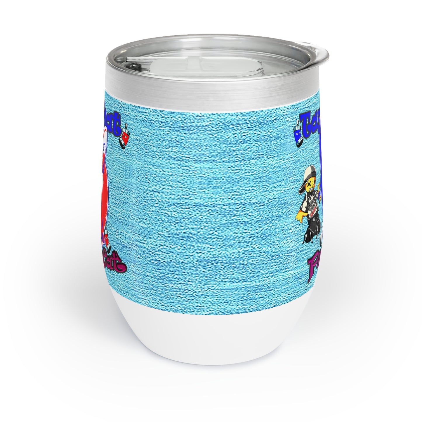 tag that - Chill Wine Tumbler (faded blue)