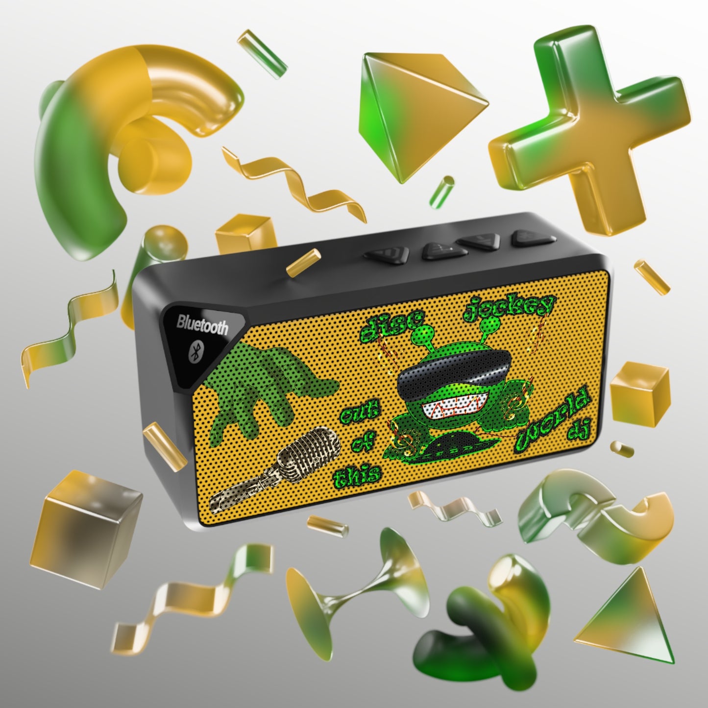 disc jockey - Jabba Bluetooth Speaker (yellow)