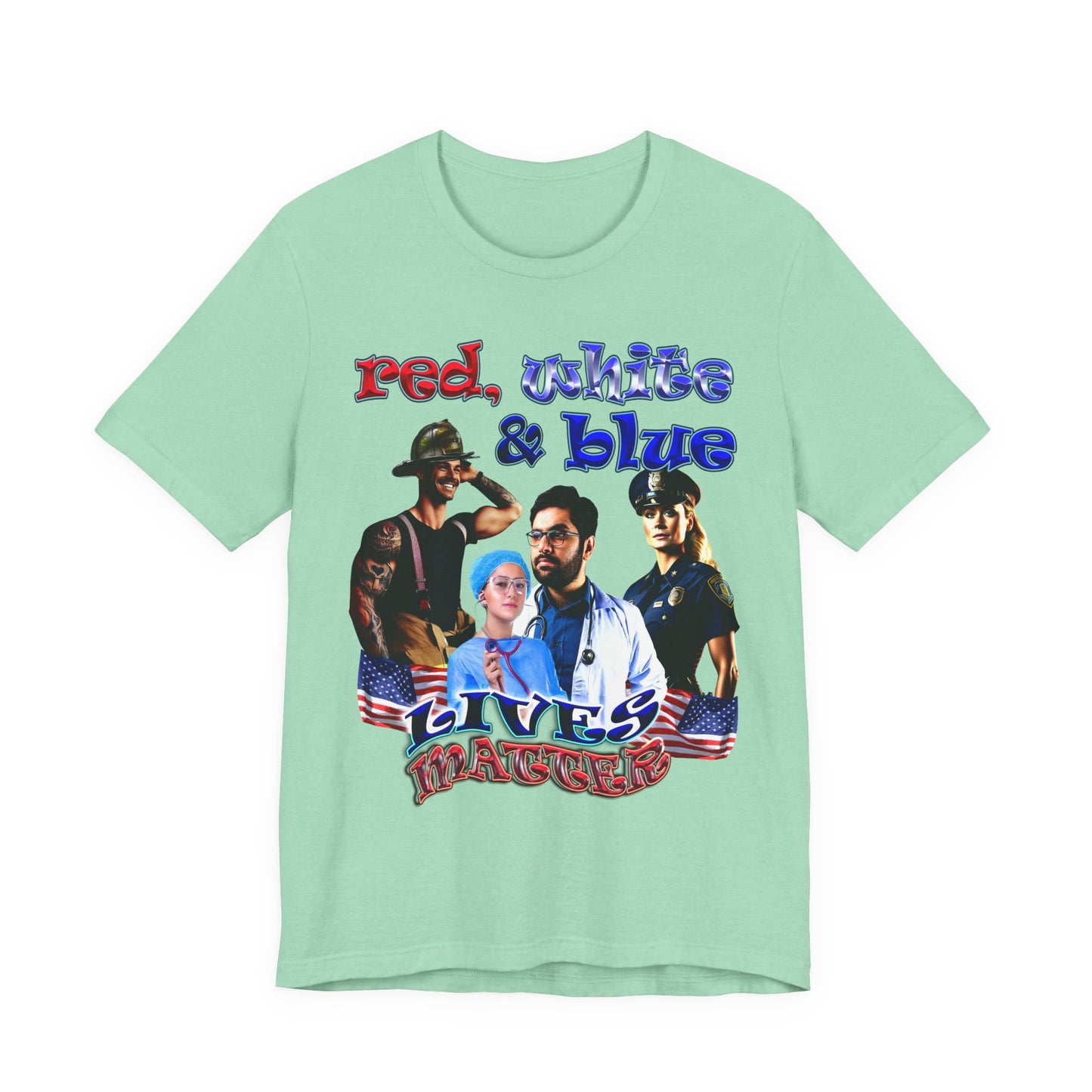 rw&b lives matter - Unisex Jersey Short Sleeve Tee