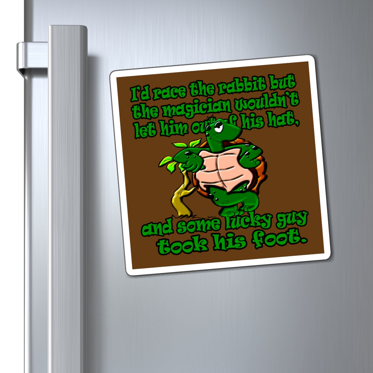 turtle race - Magnets - (brown)