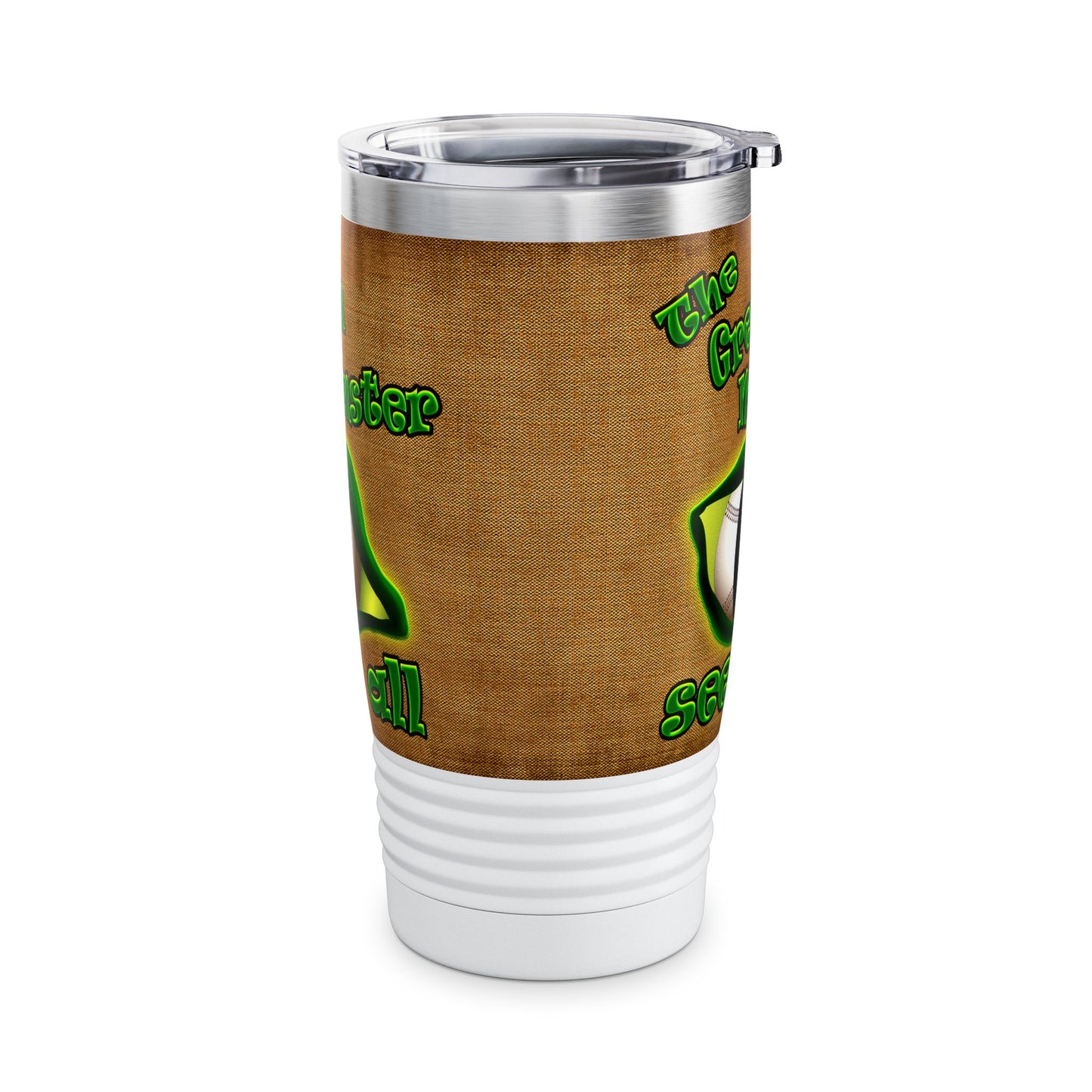 green monster - Ringneck Tumbler, 20oz (brown papyrus)