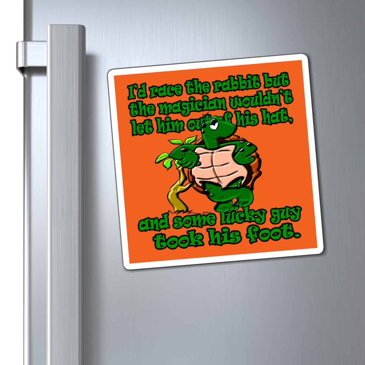 turtle race - Magnets - (orange)