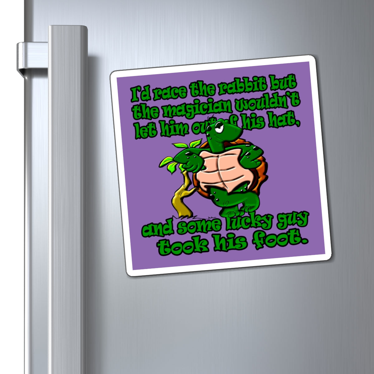 turtle race - Magnets - (light purple)