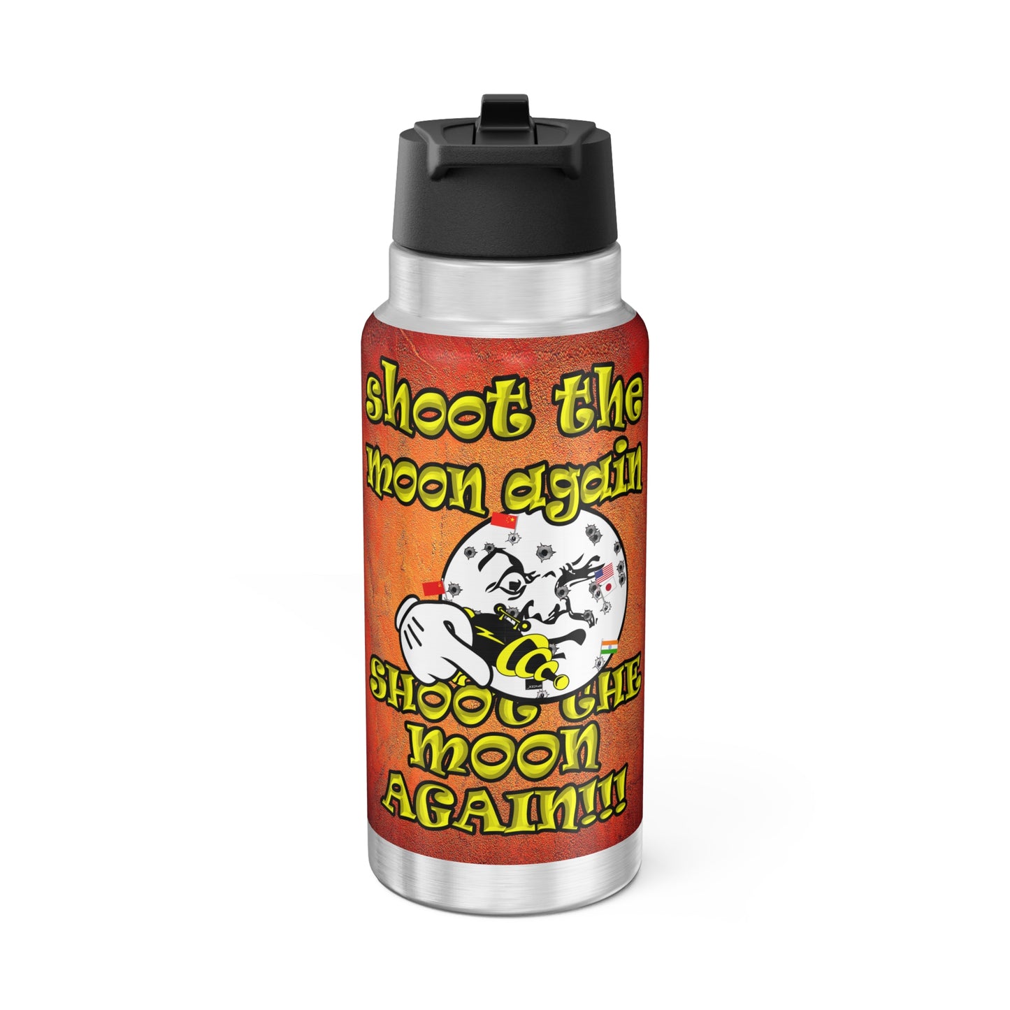 shoot the moon again - Gator Tumbler, 32oz (burnt orange)