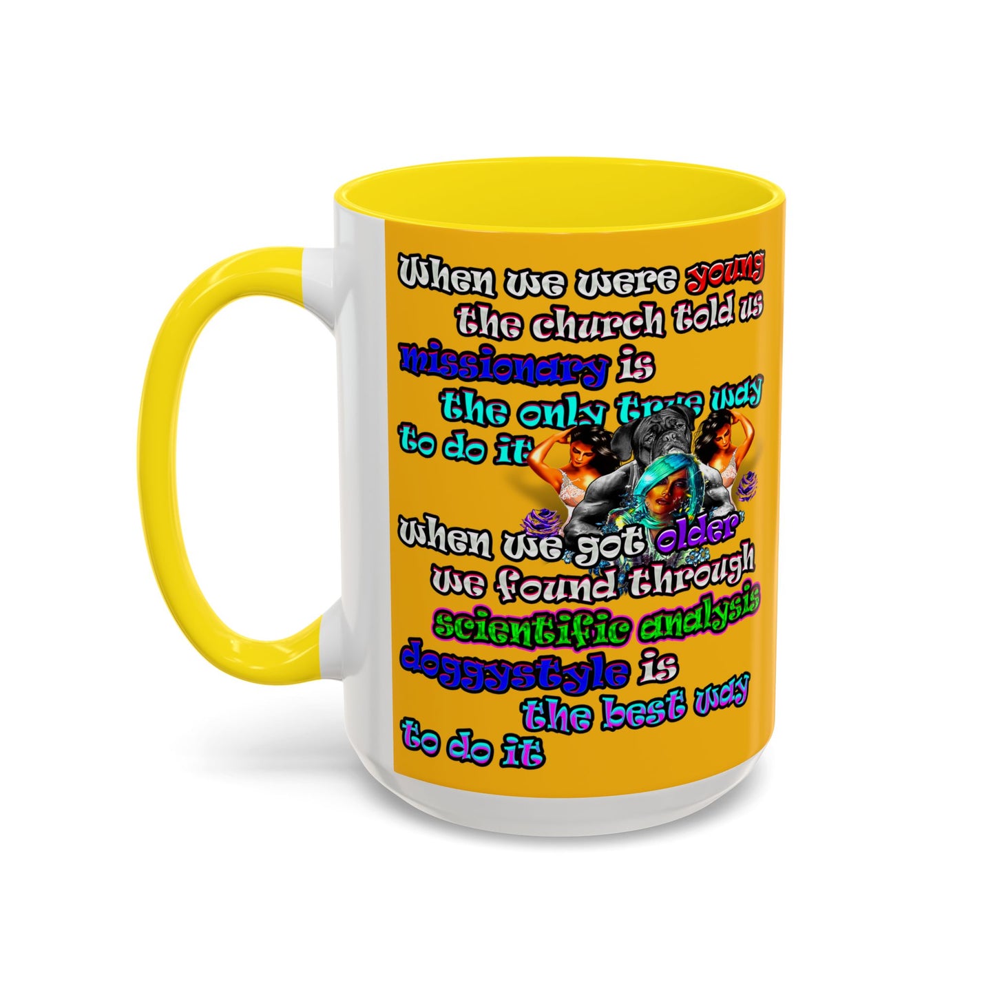 doggystyle - Accent Mug (yellow)