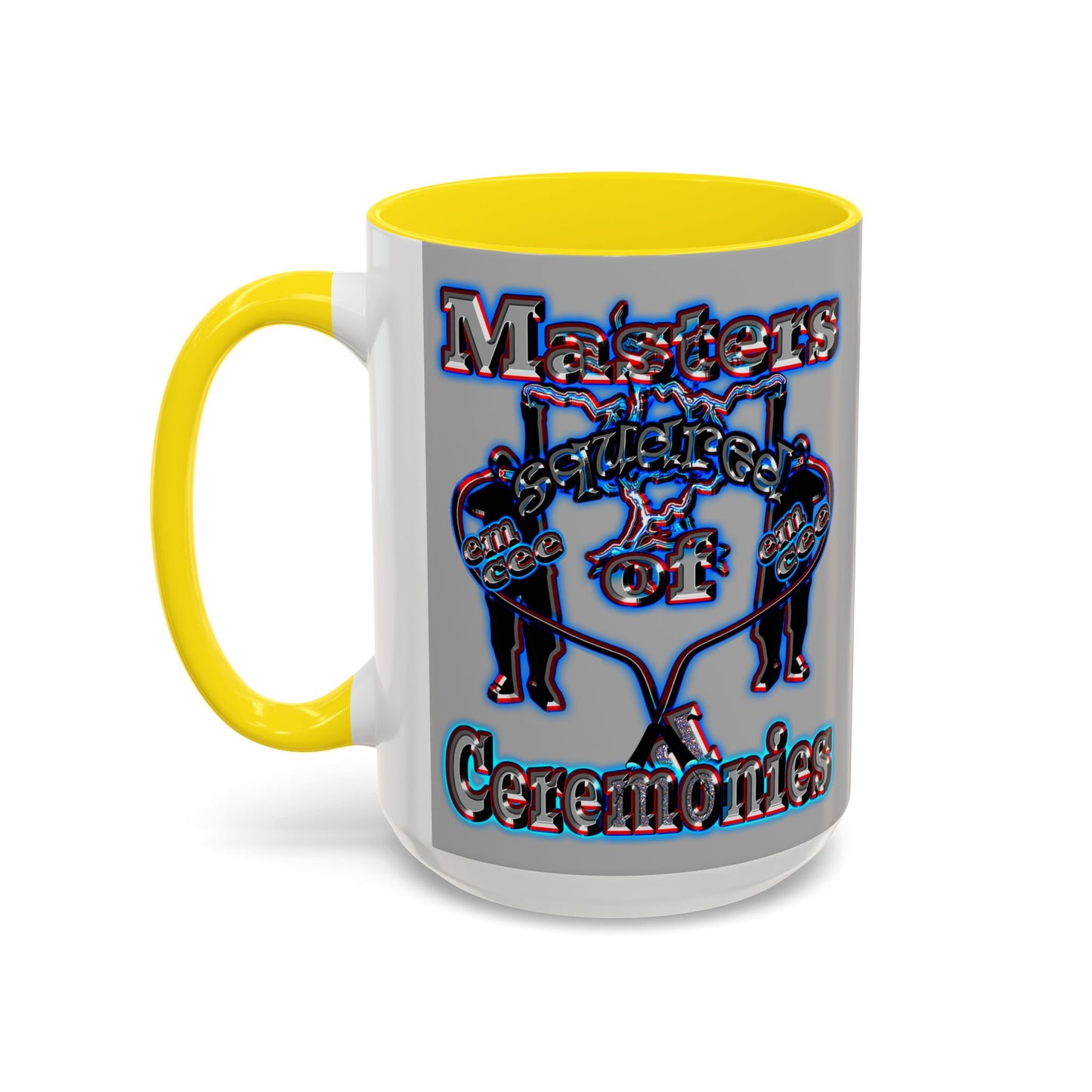 em cee squared - Accent Mug (light grey)