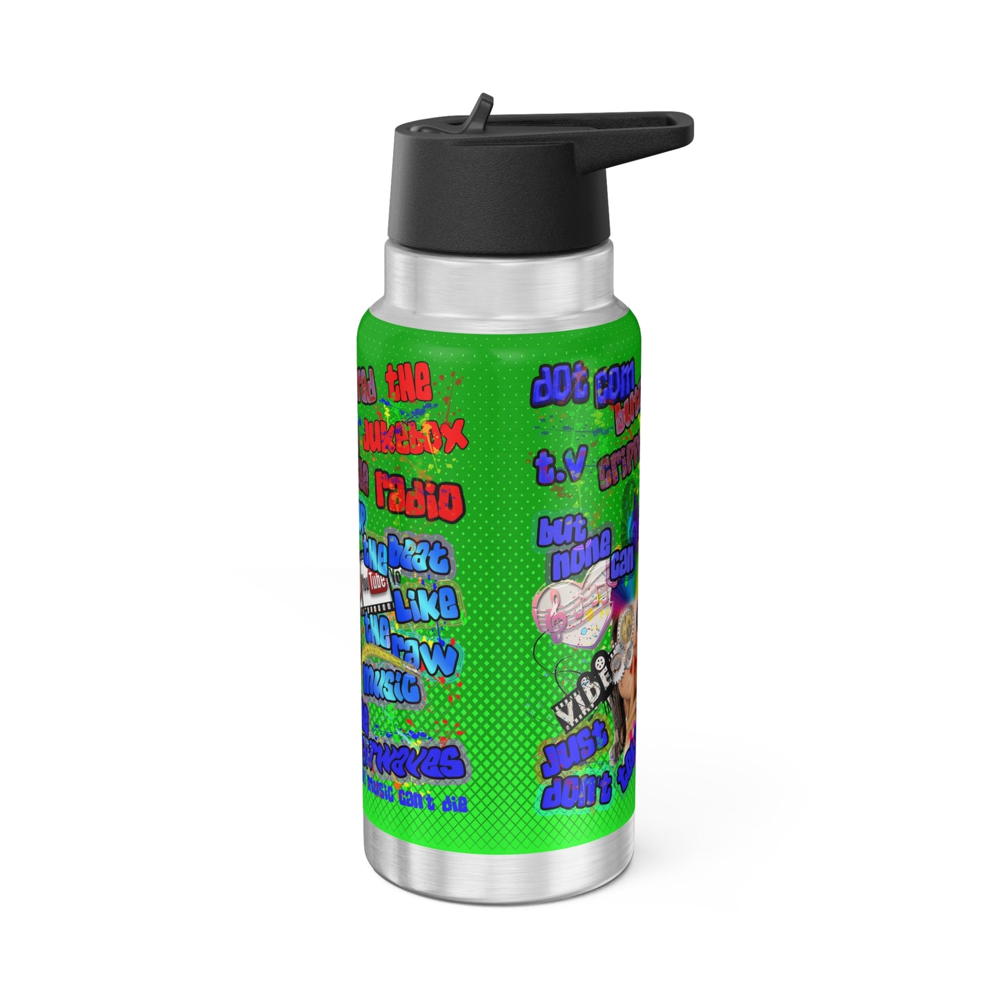 drop the beat - Gator Tumbler, 32oz (logo green)