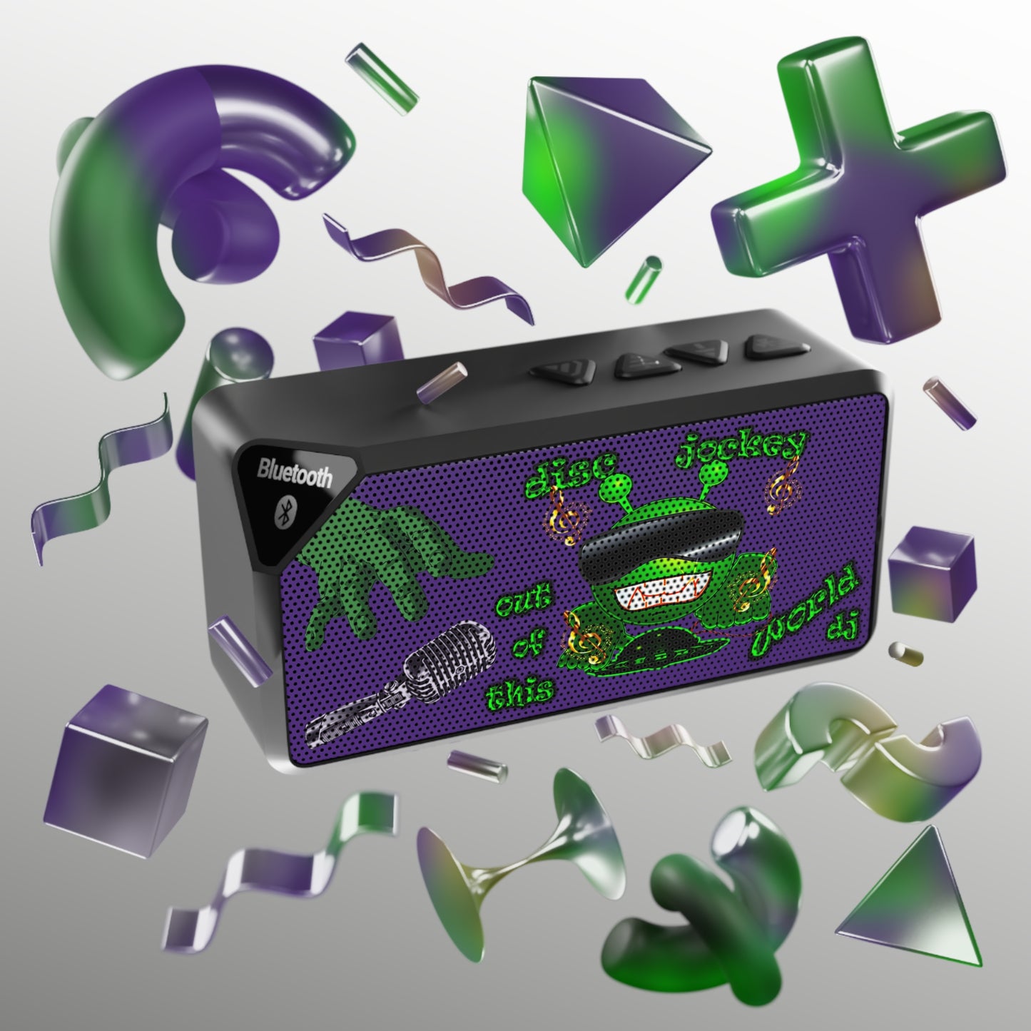 disc jockey - Jabba Bluetooth Speaker (purple)