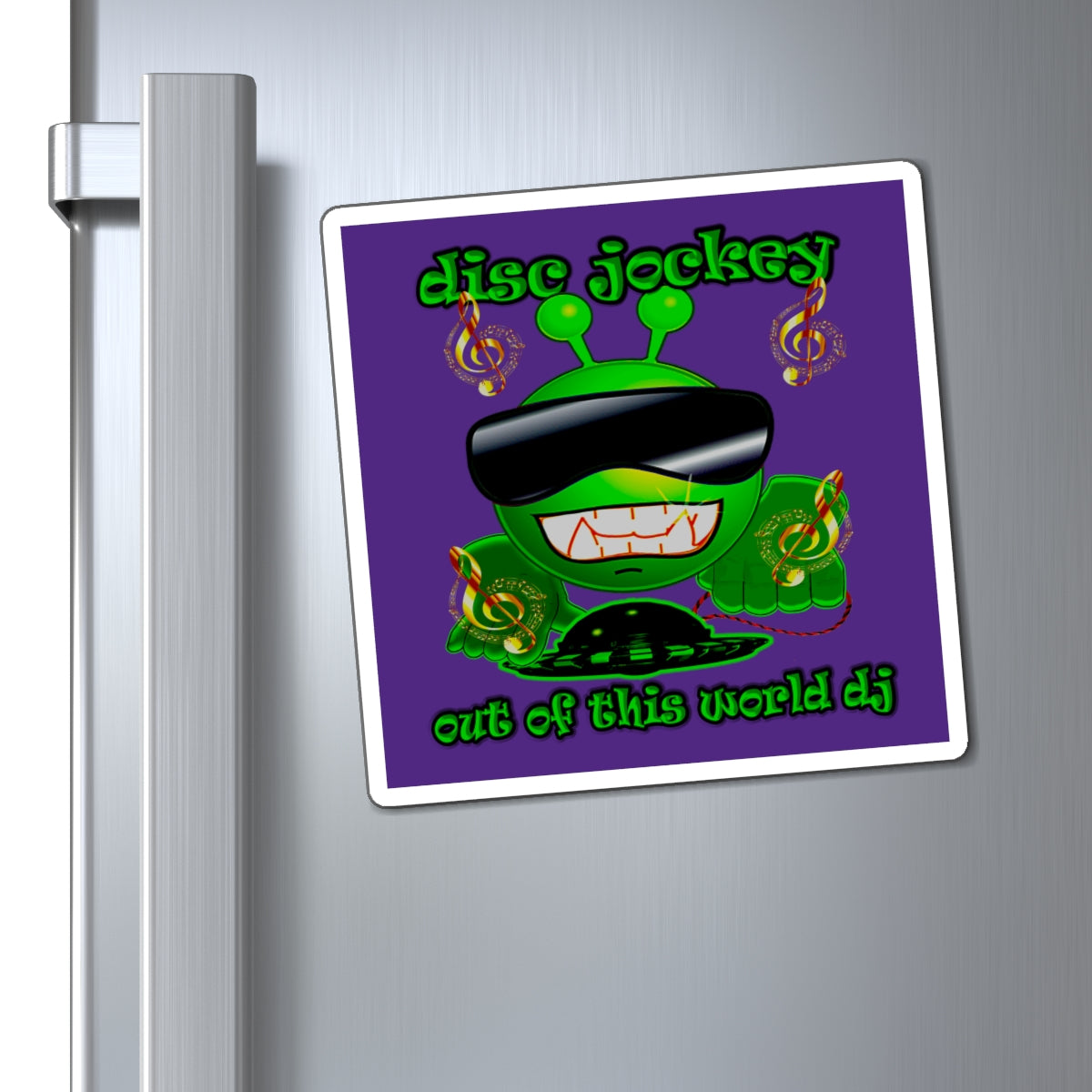 disc jockey - Magnets - (purple)