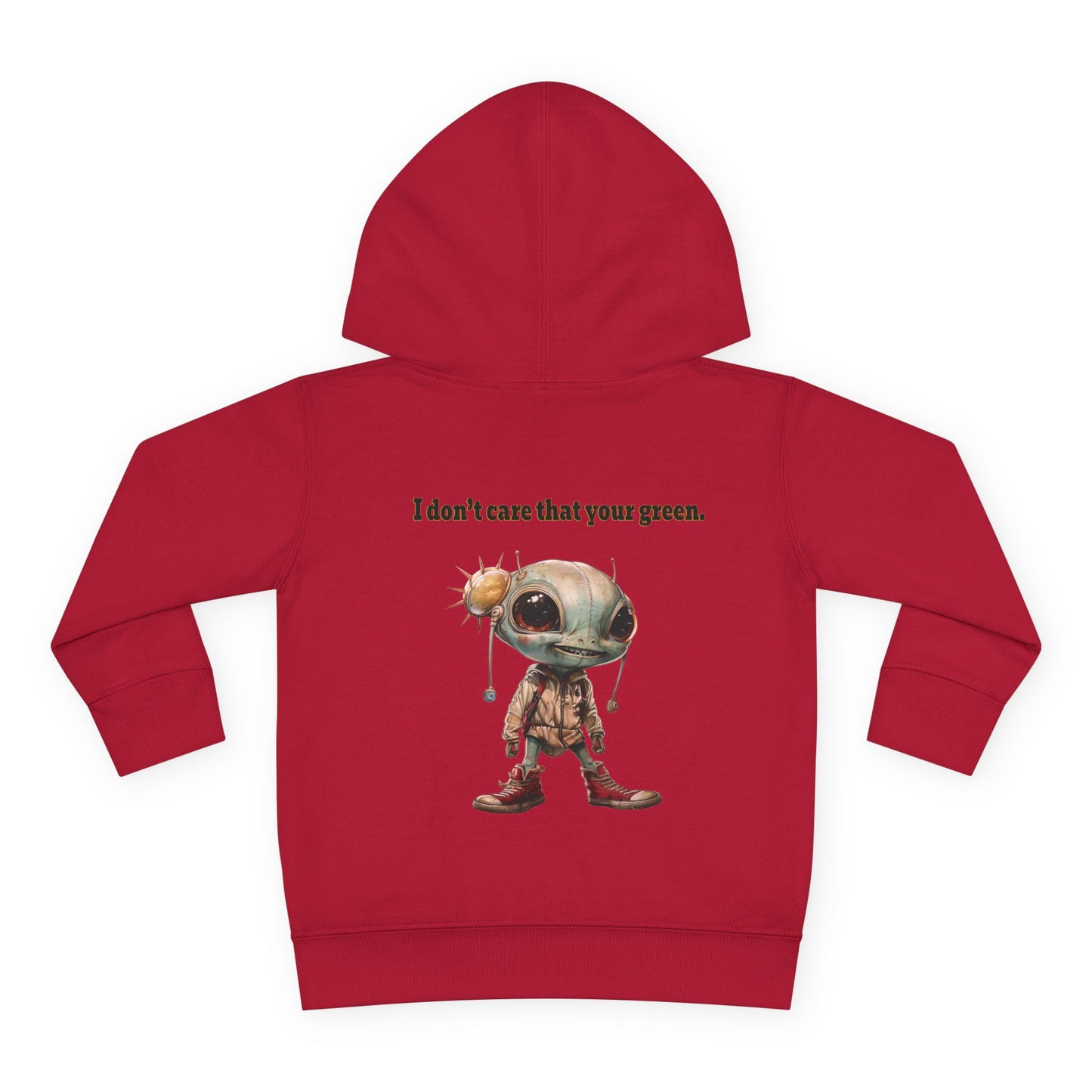 I don't care that your grey - Toddler Pullover Fleece Hoodie