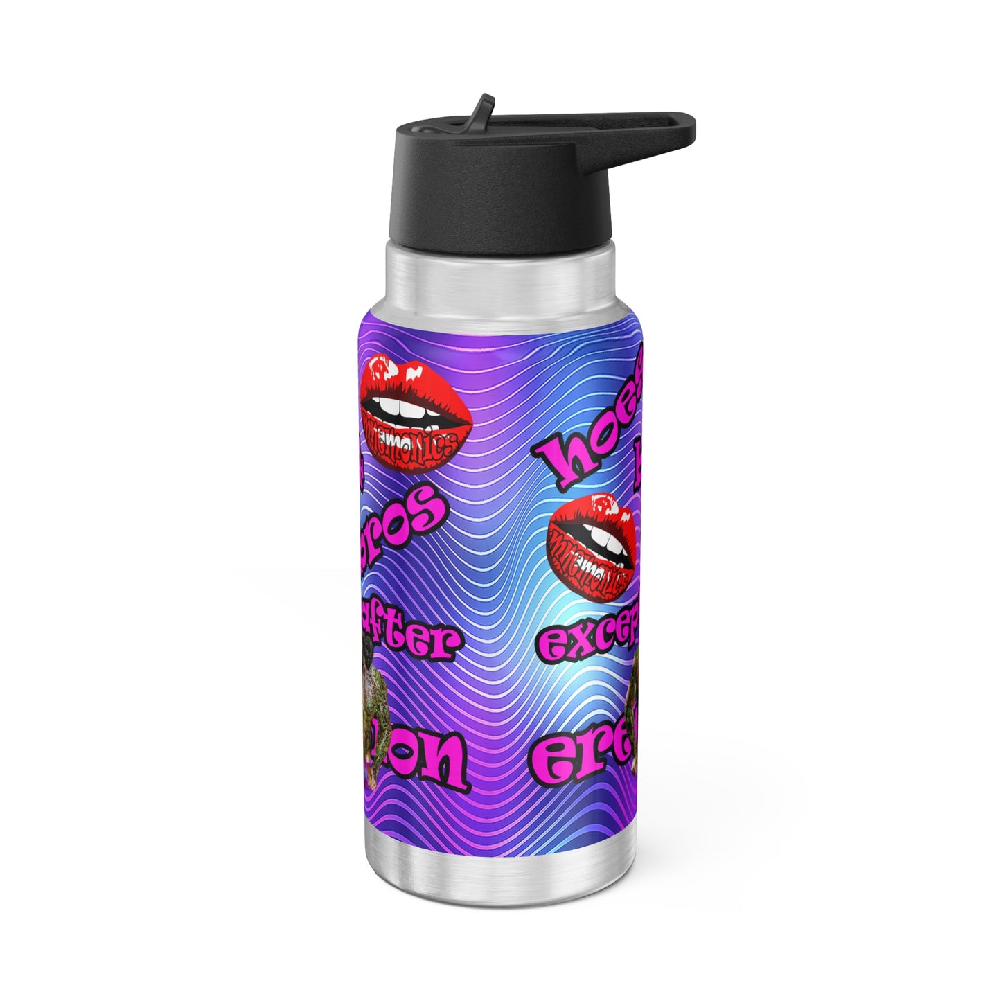 hoes b4 bros - Gator Tumbler, 32oz (purple wave)
