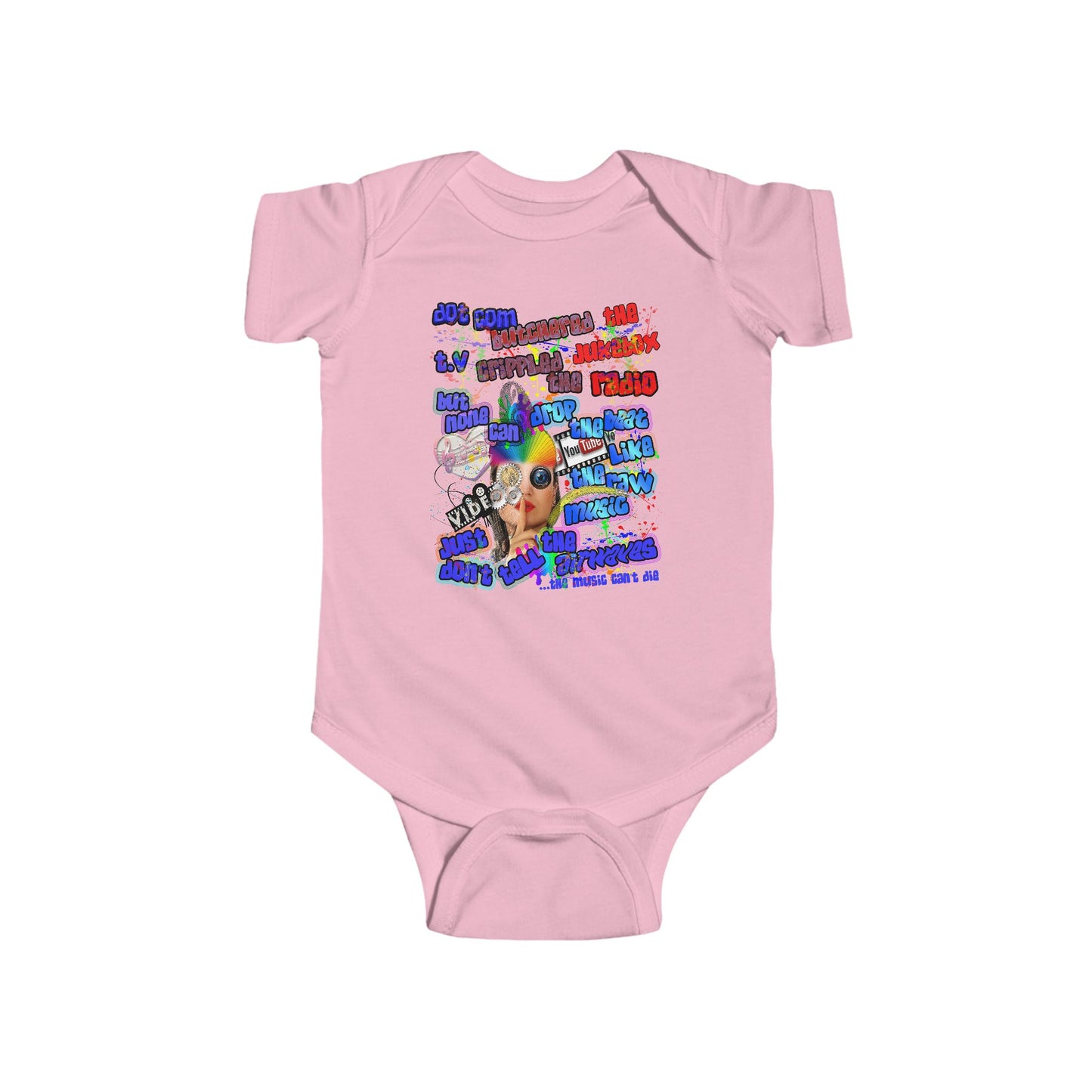 drop the beat - Infant Fine Jersey Bodysuit