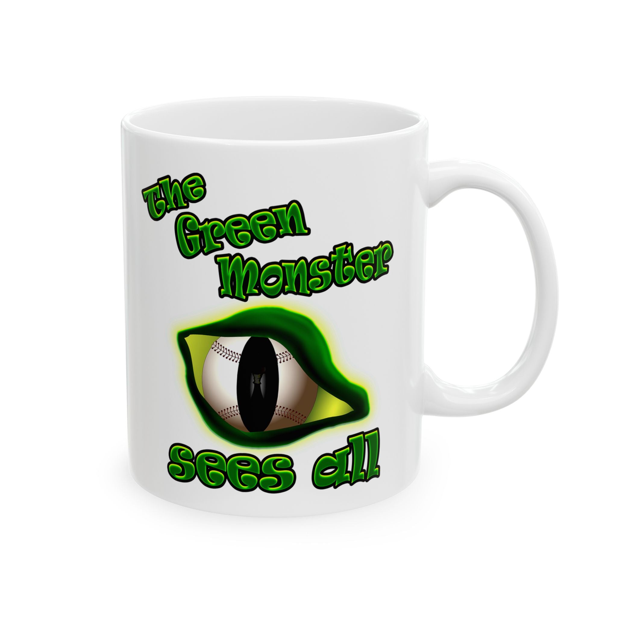 green monster - White Mug (white)