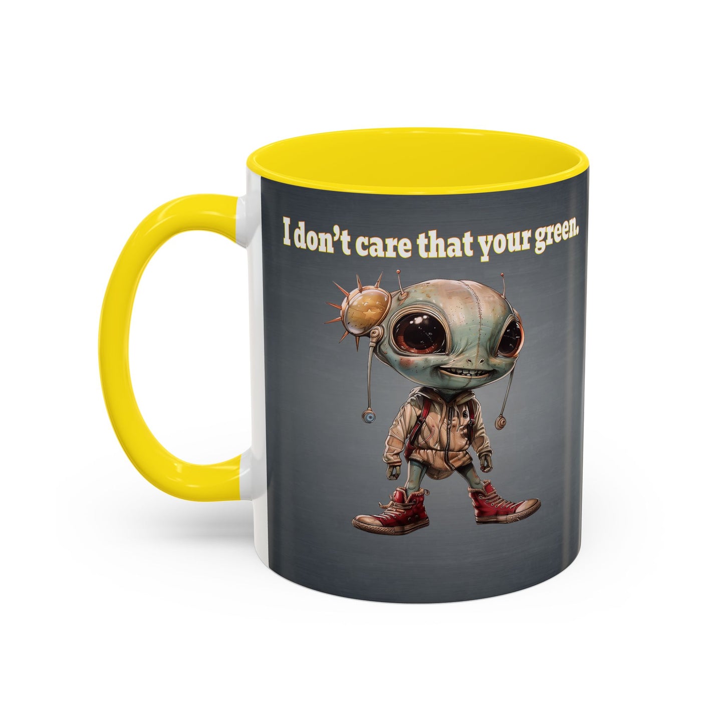 I don't care that your grey - Accent Mug (grey-light grey)