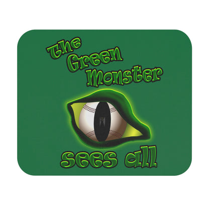 green monster - Mouse Pad (Rectangle) (dark green)
