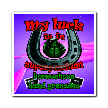 my luck - Magnets - (purple-pink wave)