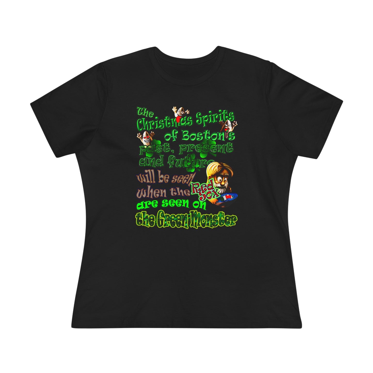 christmas spirits of boston - Women's Premium Tee