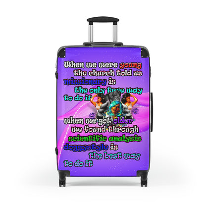 doggystyle - Suitcase (purple-pink wave)