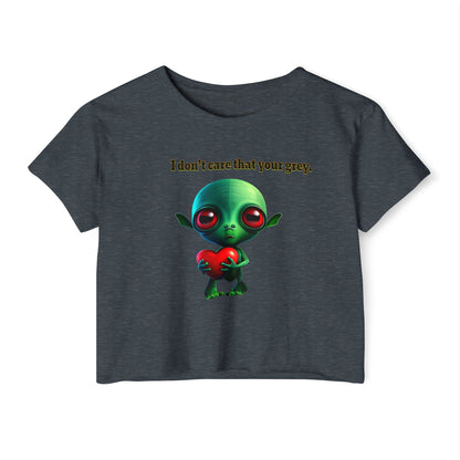 I don't care that your grey - Women's Festival Crop Top