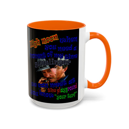 high noon - Accent Mug (black)