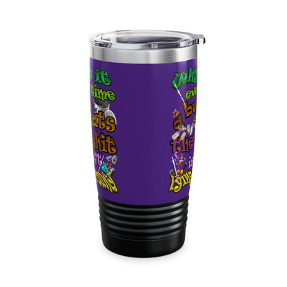 the bum's shit - Ringneck Tumbler, 20oz (purple)