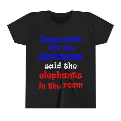 donkeys and elephants - Youth Short Sleeve Tee
