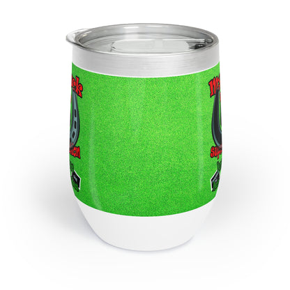 my luck - Chill Wine Tumbler (green turf)