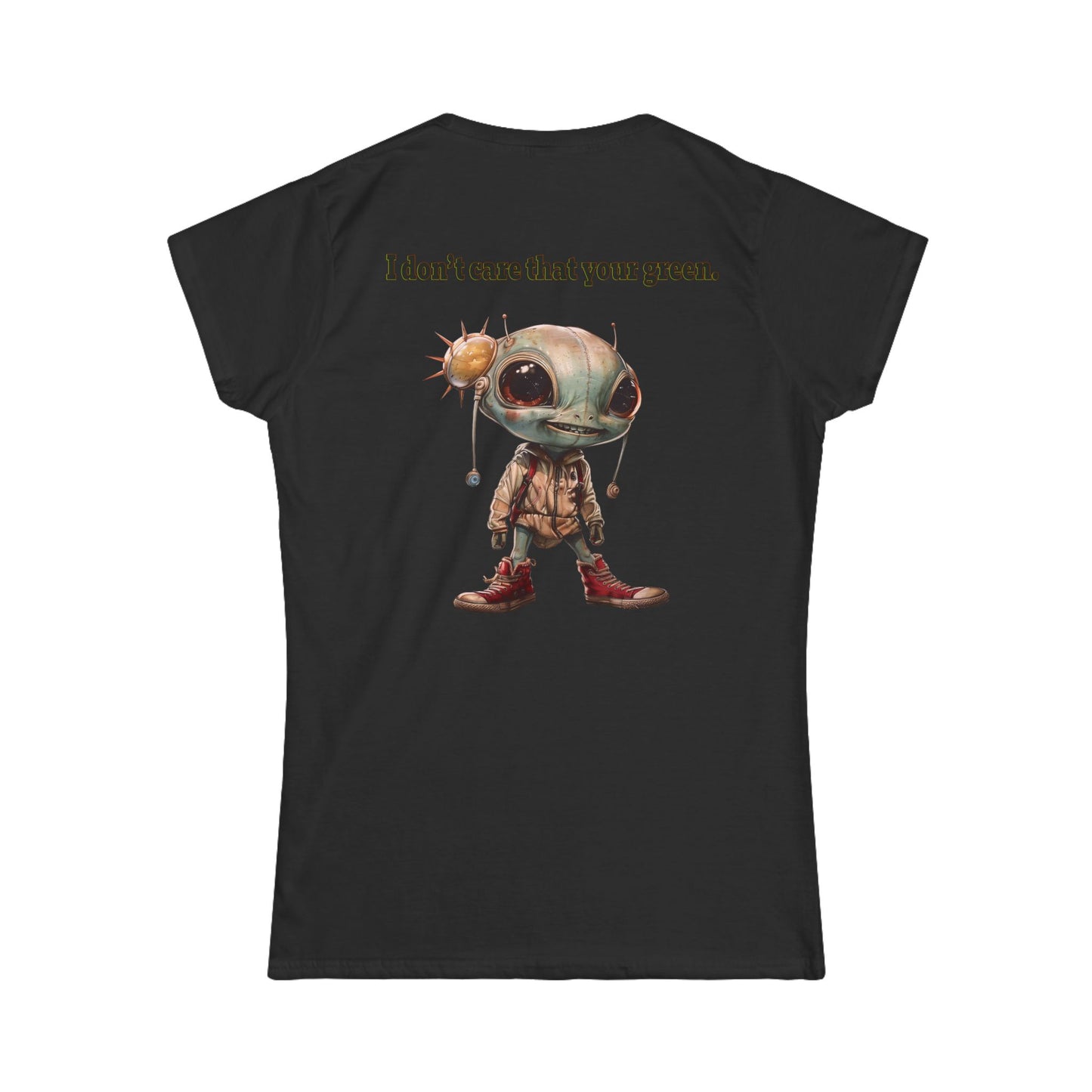 I don't care that your grey - Women's Softstyle Tee
