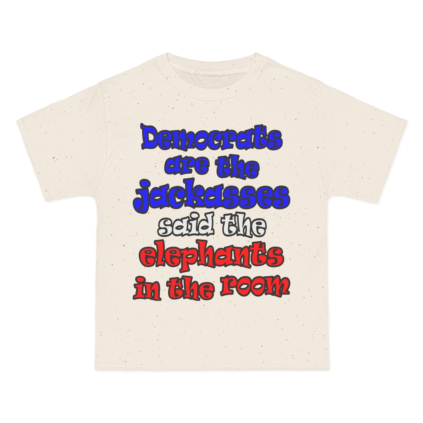 donkeys and elephants - Beefy-T®  Short-Sleeve T-Shirt