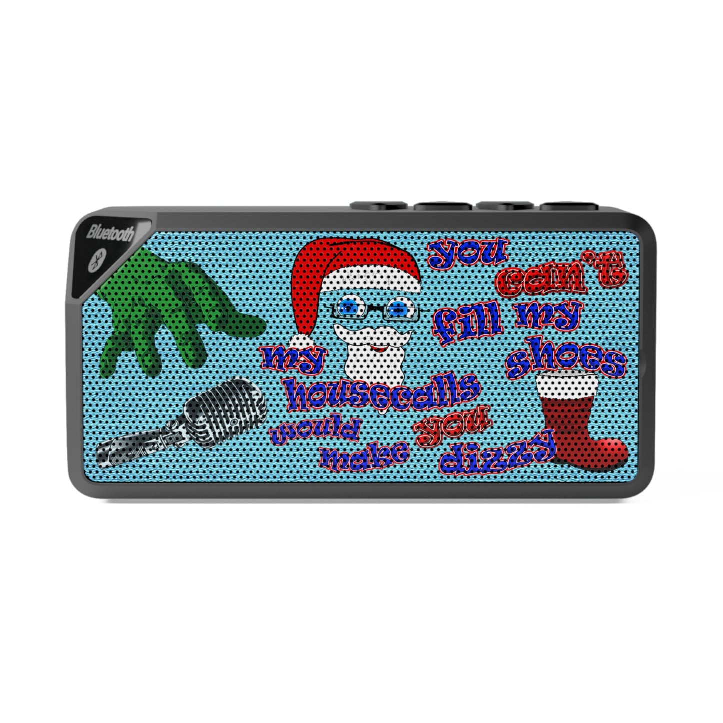 santa's shoes - Jabba Bluetooth Speaker (faded blue)