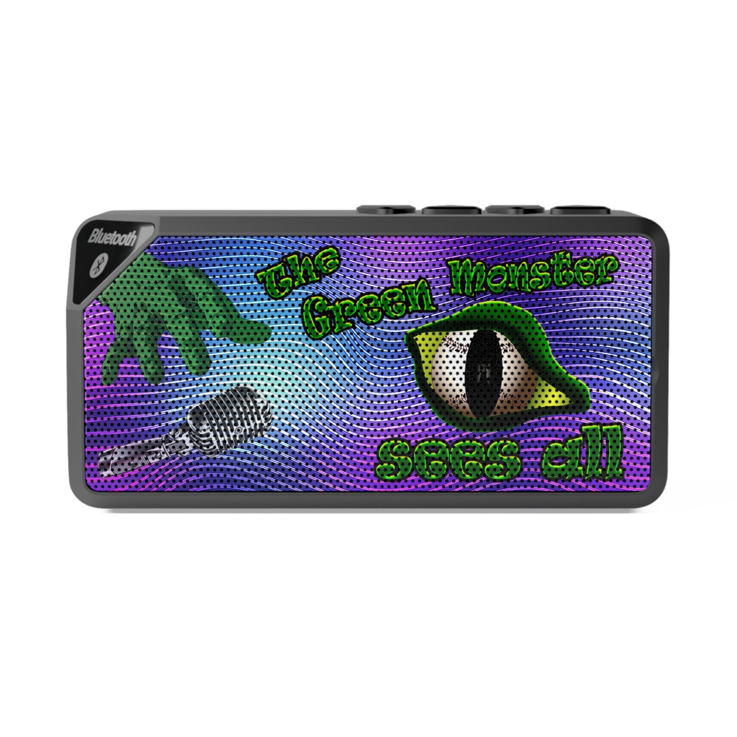 green monster - Jabba Bluetooth Speaker (purple wave)