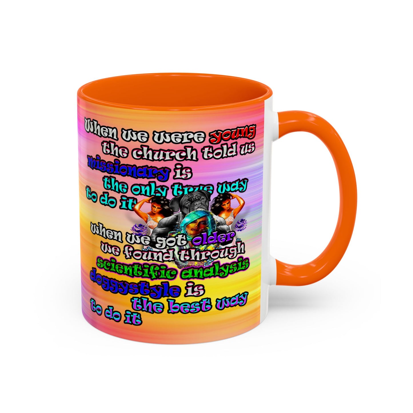 doggystyle - Accent Mug (color blur)